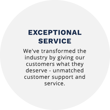 exceptional service